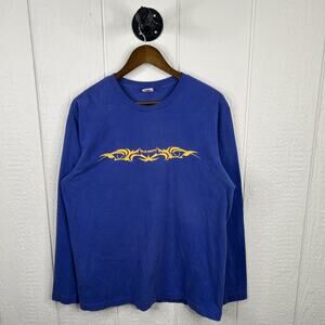 Vintage 90's Old Navy Streetwear Graphic Long Sleeve Medium